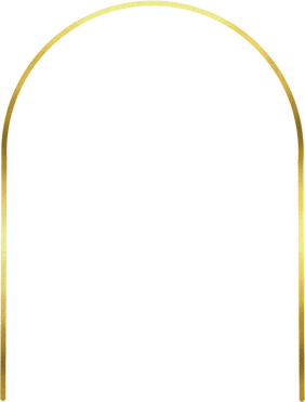 Gold arch outline decoration